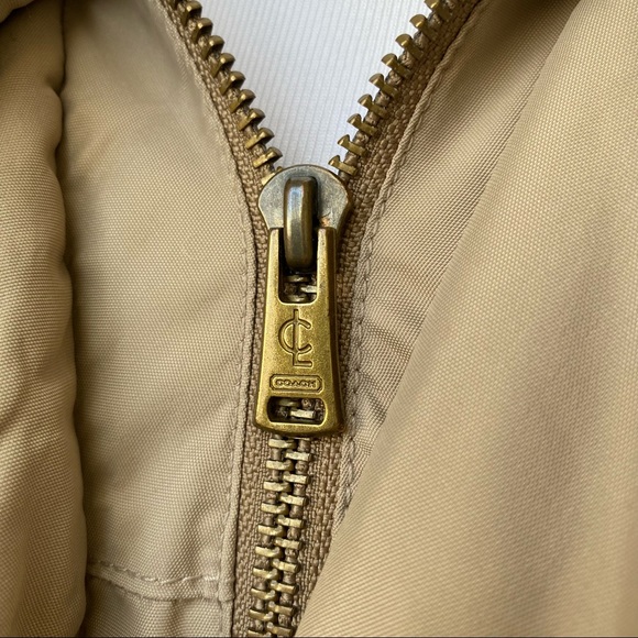 Coach Leatherware Utility Field Jacket Tan Small - Picture 4 of 14